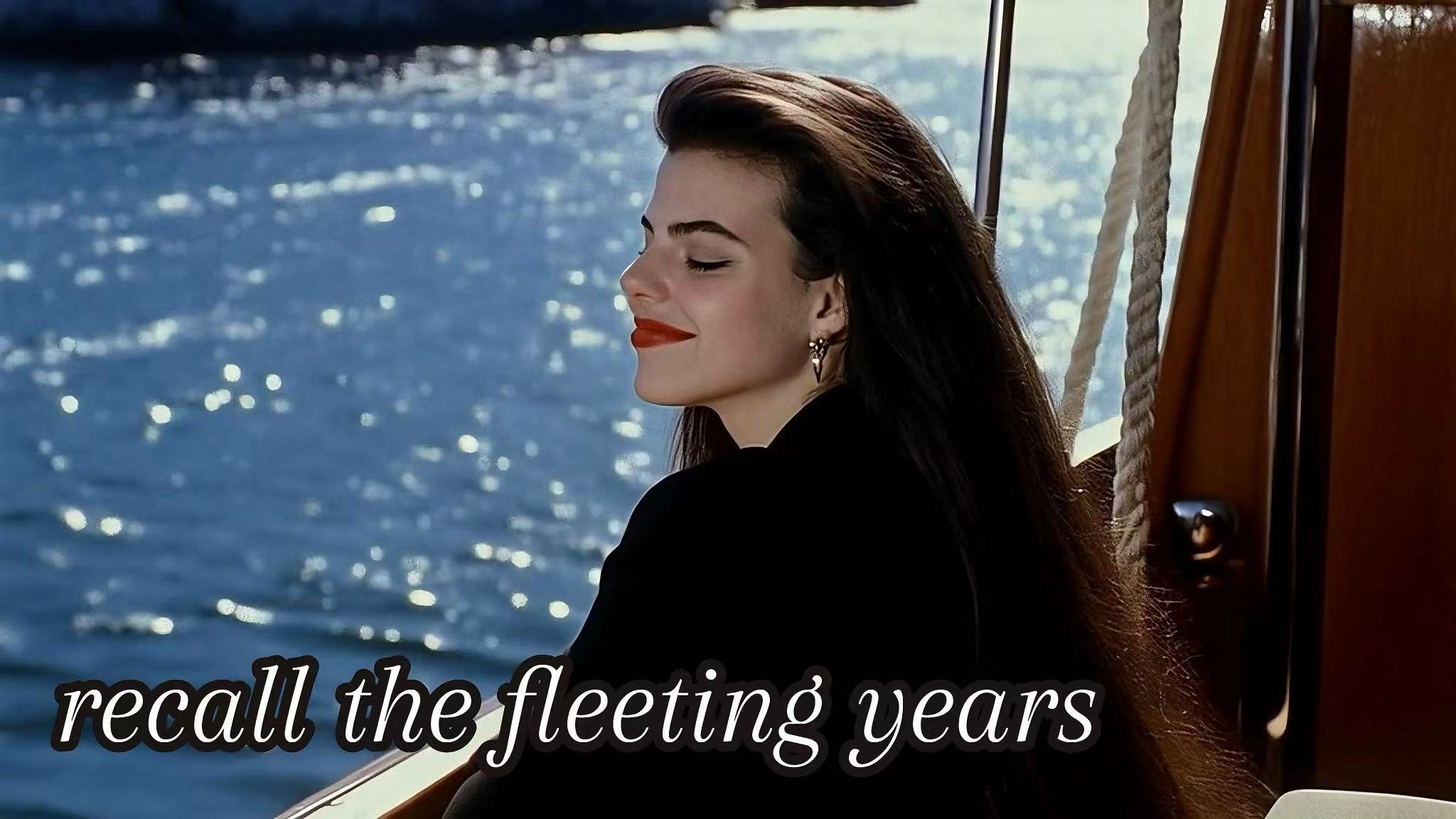 Recall the Fleeting Years poster
